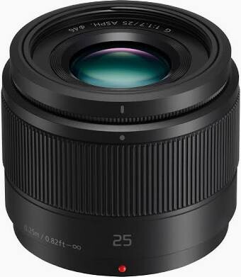 Panasonic Lumix 25mm prime lens micro four thirds rental NYC