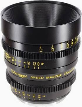 Zhongyi Speedmaster 17mm T1 – Ultra-Fast Cinema Prime Lens (Micro Four Thirds) rental NYC